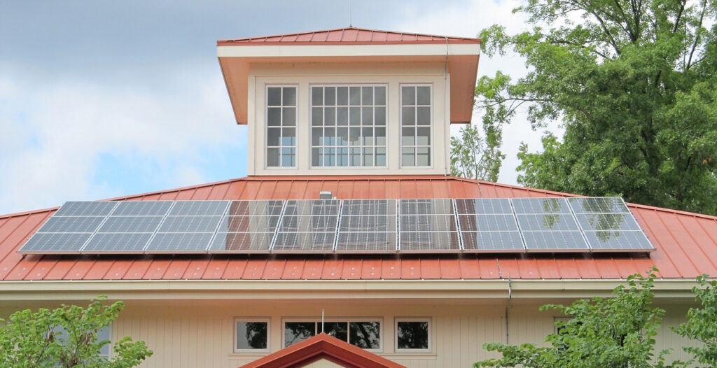 House with solar PV